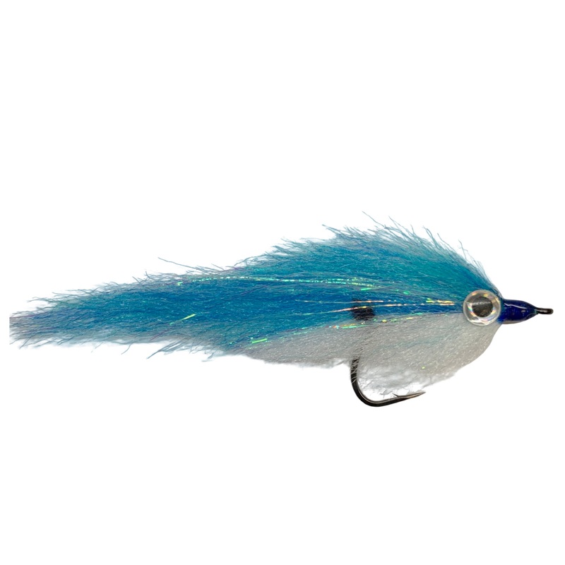 Bunker Fly Blue Over White