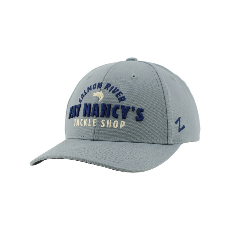 Fat Nancy's 3D Bluff Salmon Hat Grey/Blue