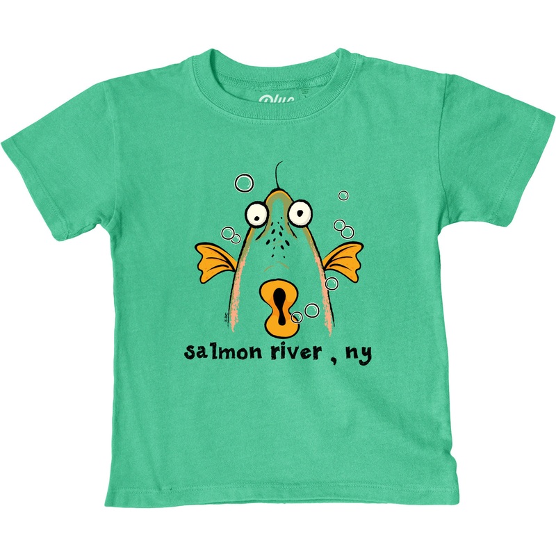 Fat Nancy's Bubbly Fish Youth T-Shirt 6 Mo Seafoam