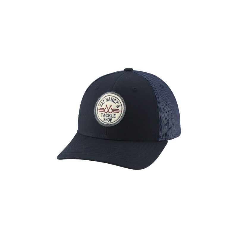 Fat Nancy's Crossed Hook Hat Dark Navy/Dark Navy