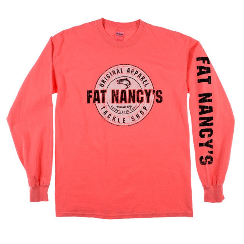 Fat Nancy's Neon Long-Sleeved Shirt S NEON CORAL