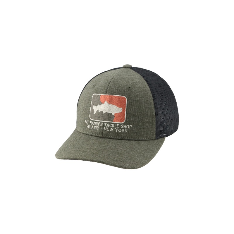 Fat Nancy's Salmon Blowback Salmon Hat Woodland Black