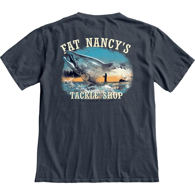 Fat Nancy's Salmon River T-Shirt S INDIGO