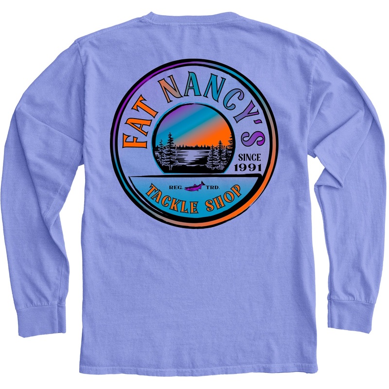 Fat Nancy's Sunset since 1991 Long Sleeved T-Shirt S PERI