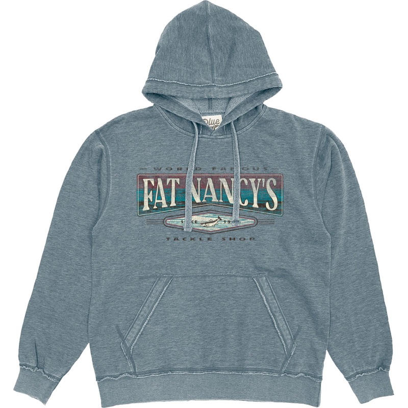 Fat Nancy's Tackle Shop Since 1991 Hoodie Glacier S