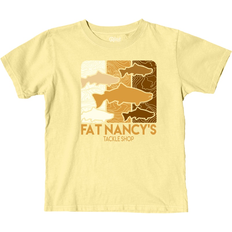 Fat Nancy's Youth Multiple Fish T-Shirt S Butter