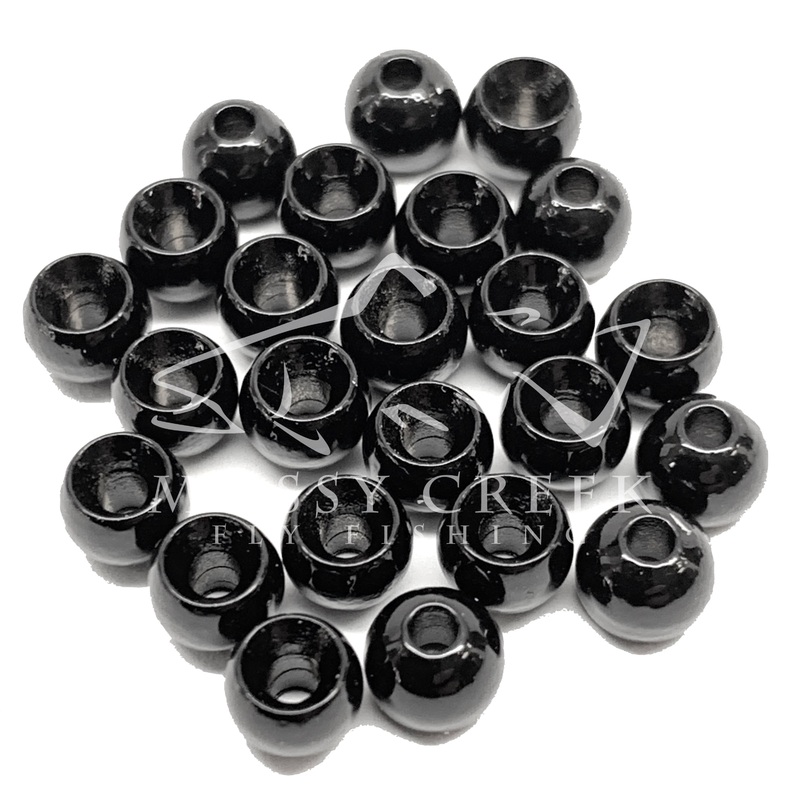 Brass Cyclops Bead Head Black 1/16"