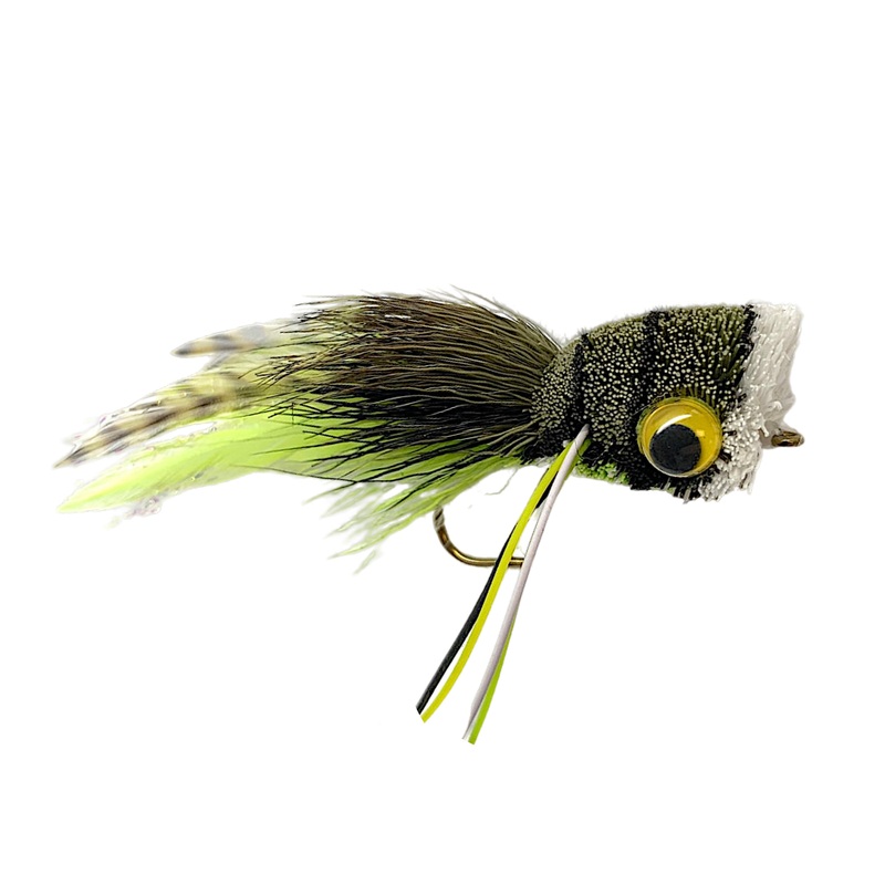 Deer Hair Bass Bug Frog 2