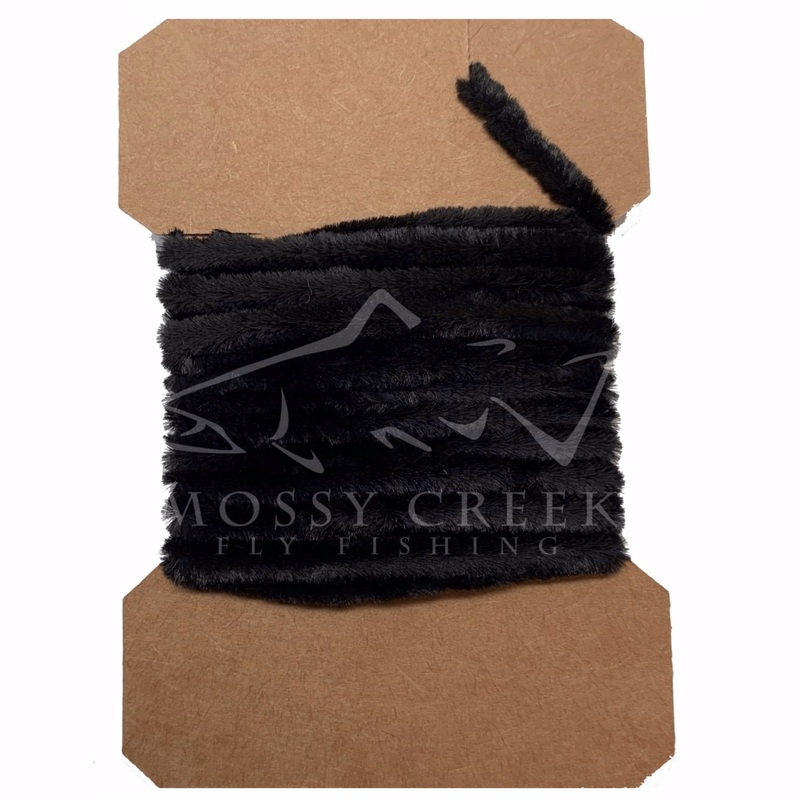 Rayon Chenille Fine Black