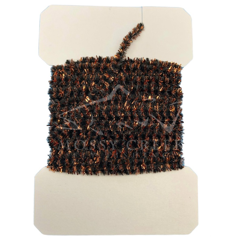 Speckled Chenille Copper/ Black