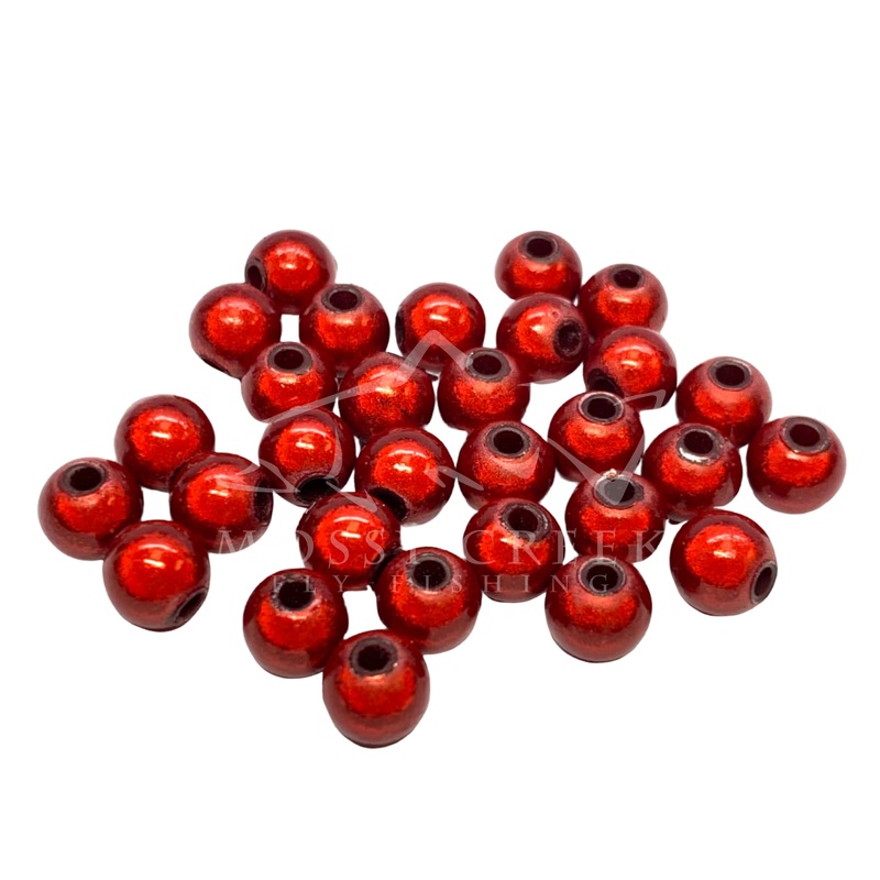 Hareline 3D Beads Red