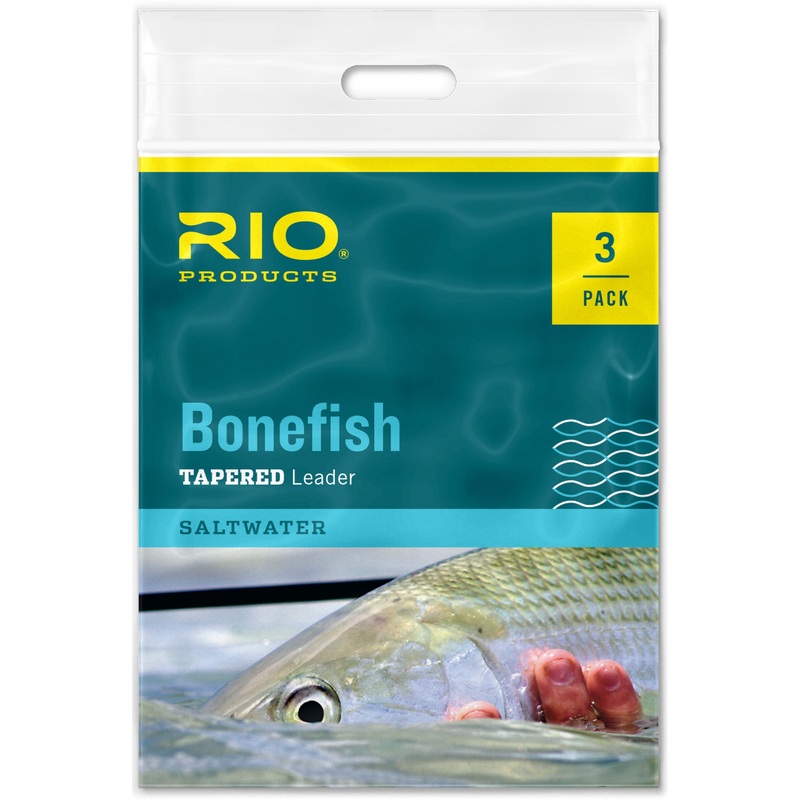 RIO Bonefish Tapered Leader 3-Pack 8lb
