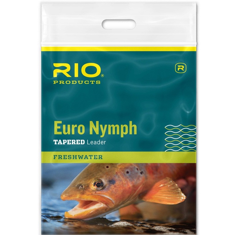 RIO Euro Nymph Tapered Leader Black & White