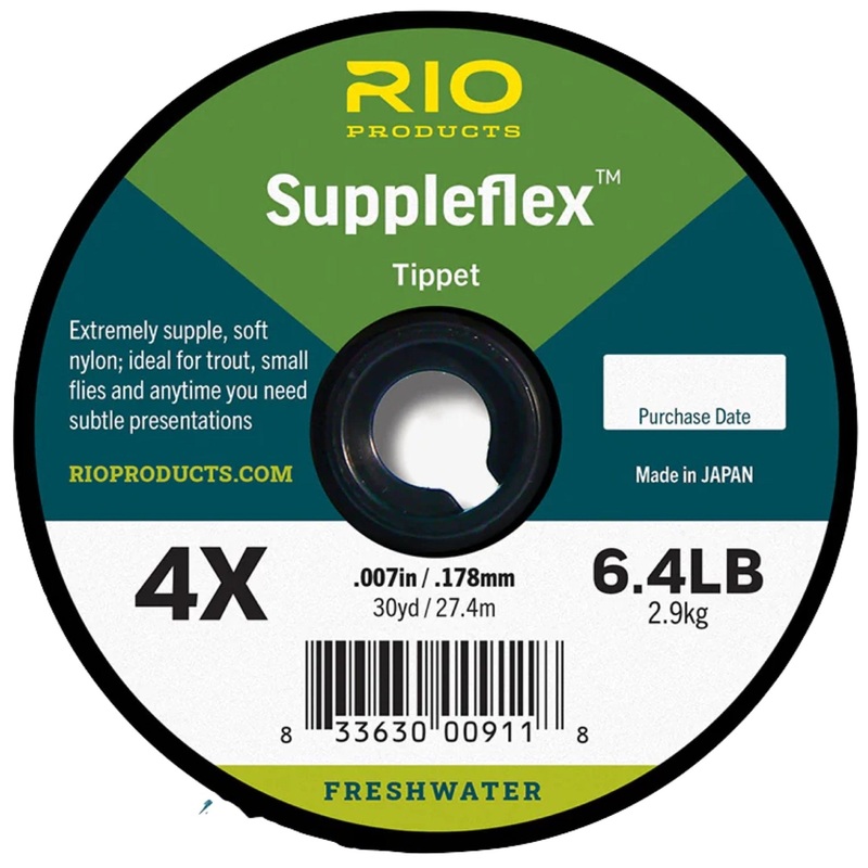 RIO Suppleflex Tippet 30yd Spool 4X