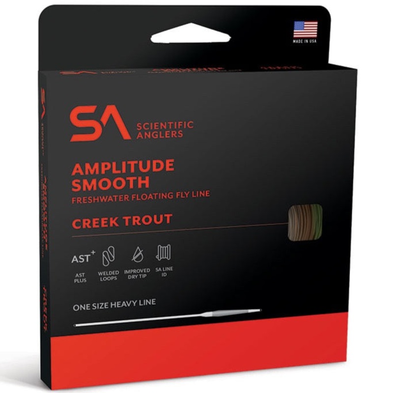 SA Amplitude Smooth Creek Trout Fly Line WF2F