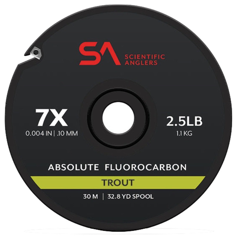 Scientific Angler Absolute Fluorocarbon Trout 30m Spool 0X