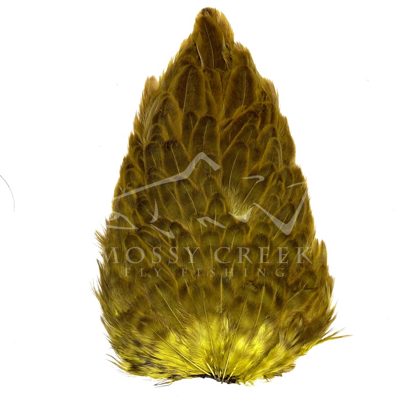 Soft Hackle Hen Saddle Patches Olive