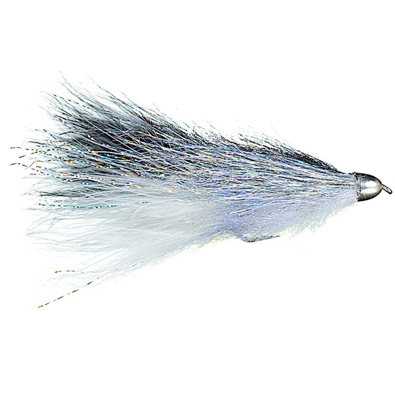 Coffey's Conehead Sparkle Minnow Smoke 4