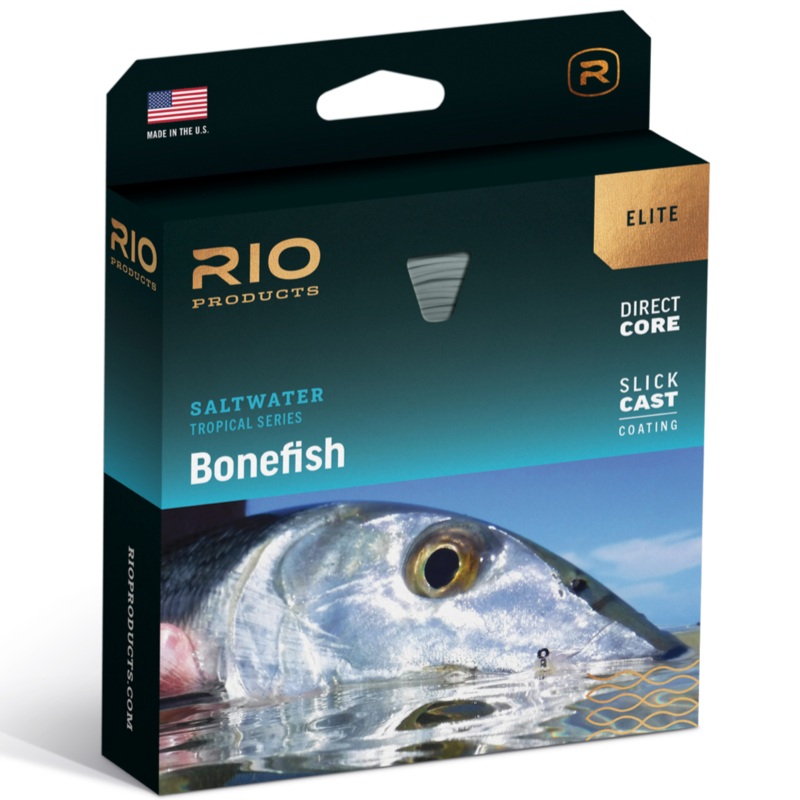 RIO Elite Bonefish Fly Line WF6F Light Sand/Orange/Blue