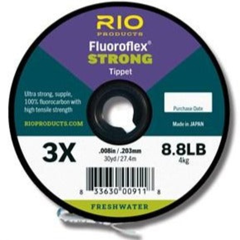 RIO Fluoroflex Strong Tippet 30yd Spool 0X