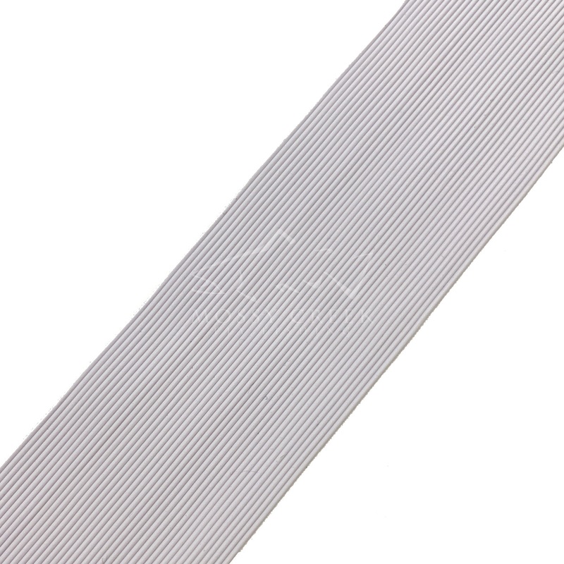 Round Rubber Legs Medium White