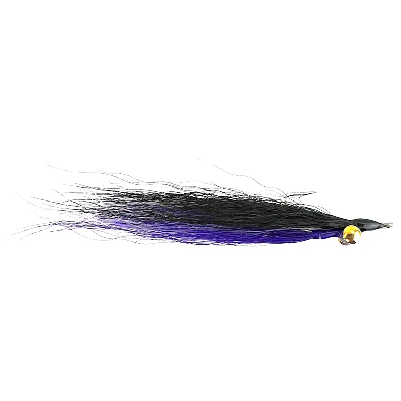 Clouser Minnow Black Over Purple 2
