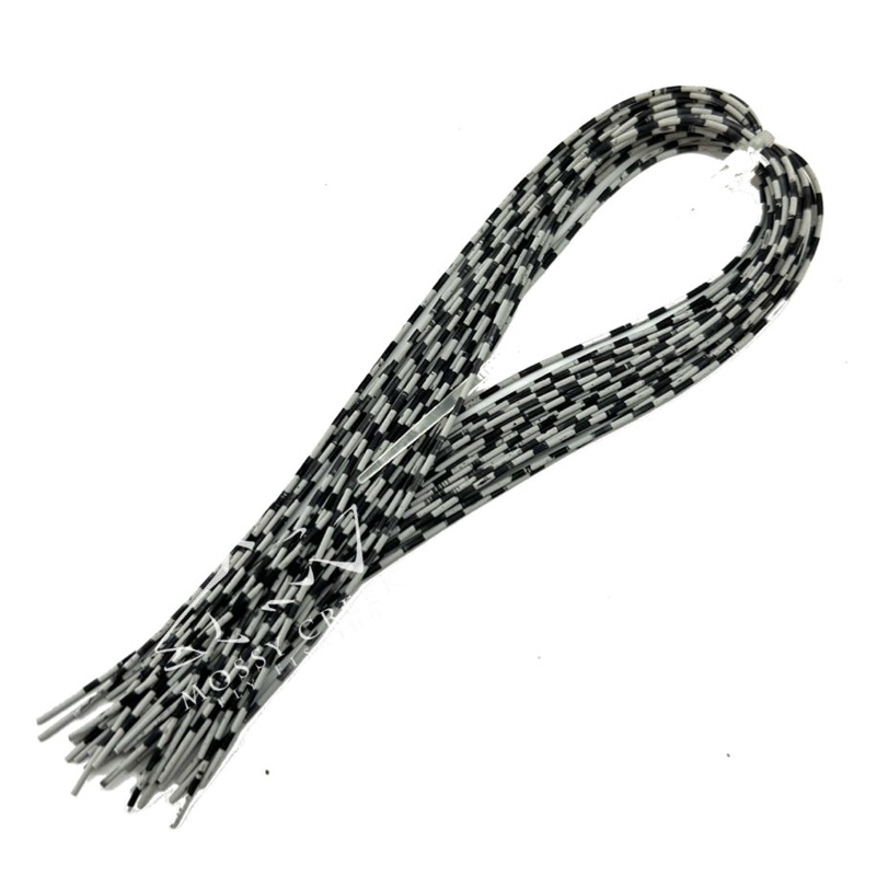 Grizzly Barred Rubber Legs Gray