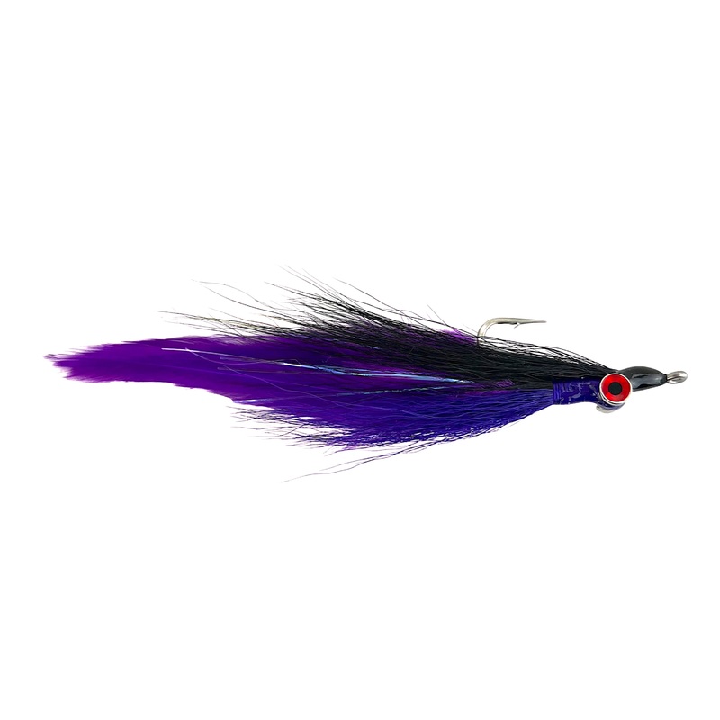 Half And Half 2/0 Black Over Purple