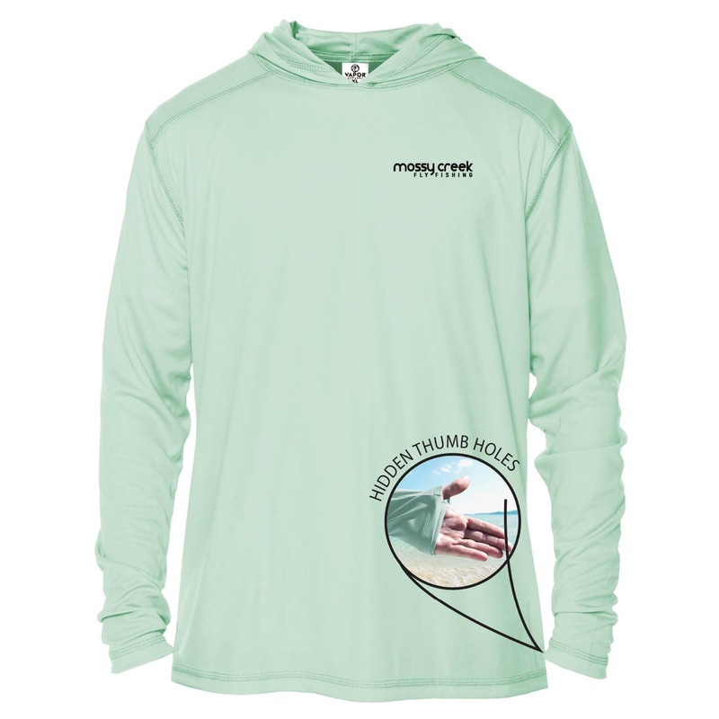Mossy Creek Solar Hoody Sea Grass Small