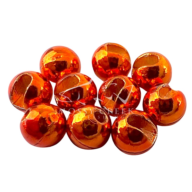 Radiant Slotted Tungsten Bead Orange 4.6mm