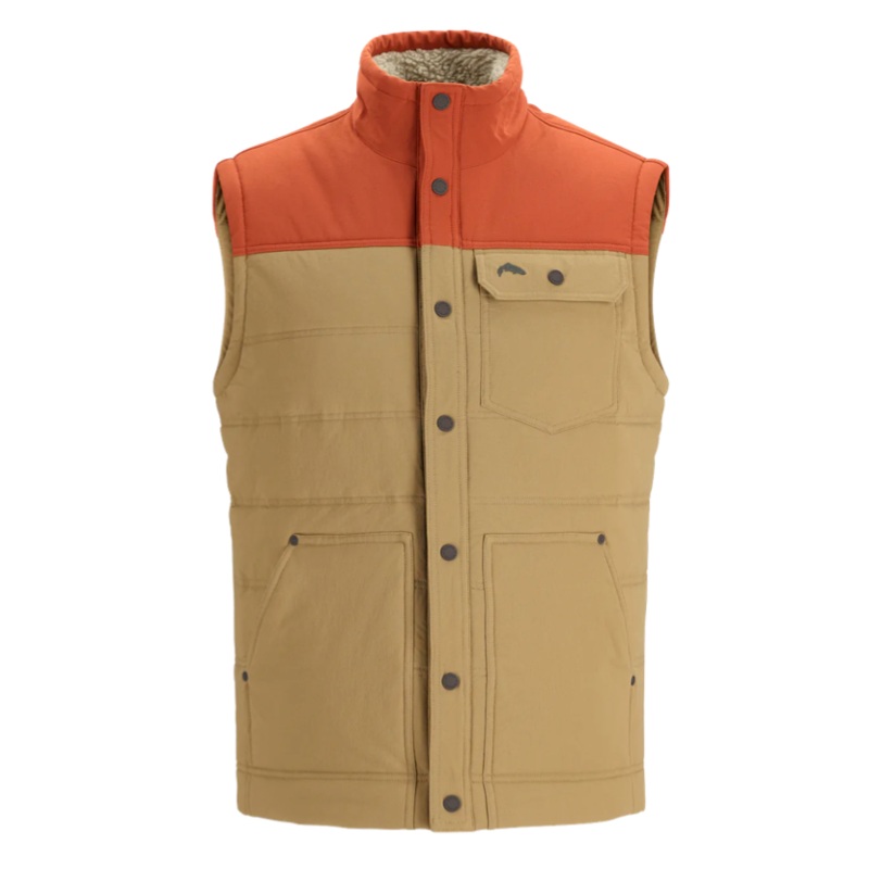 Simms Cardwell Vest Clay/Camel Large