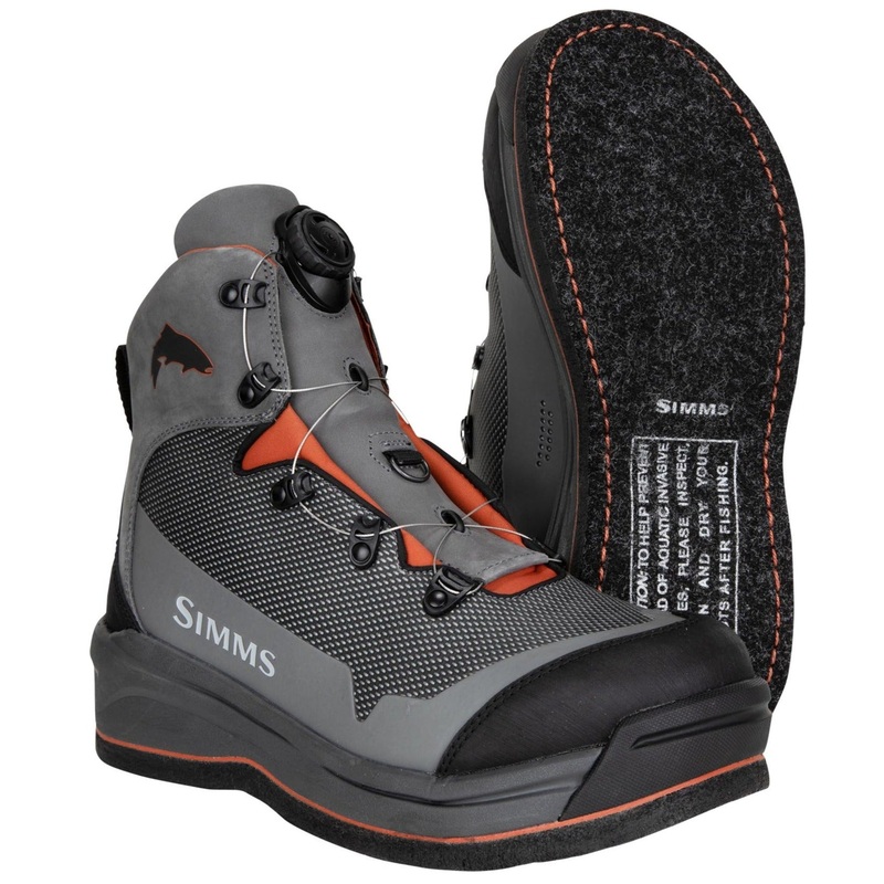 Simms Guide Boa Boot Felt Sole 9
