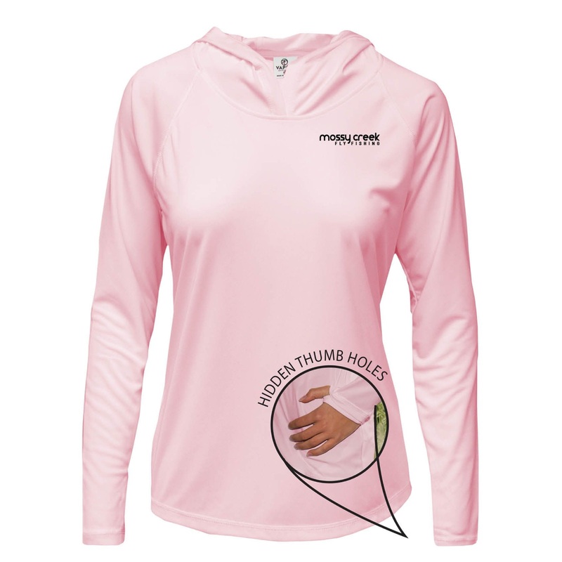 Women's Mossy Creek Solar Hoody Pink Blossom Small