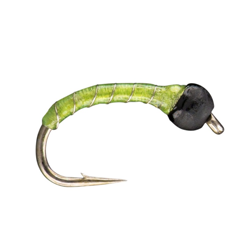 Zebra Midge Chartreuse 14