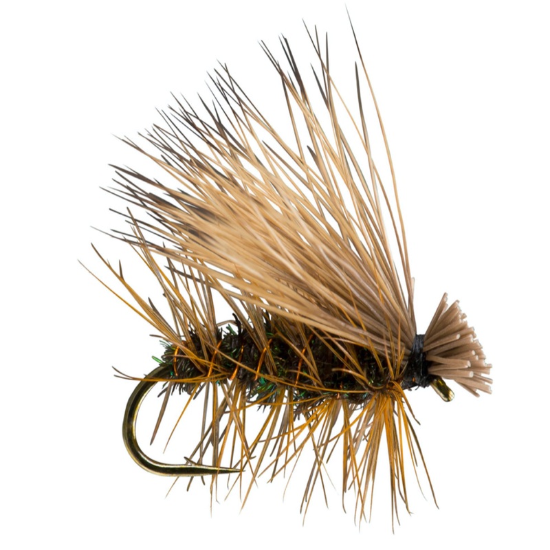 Elk Hair Caddis Peacock 12