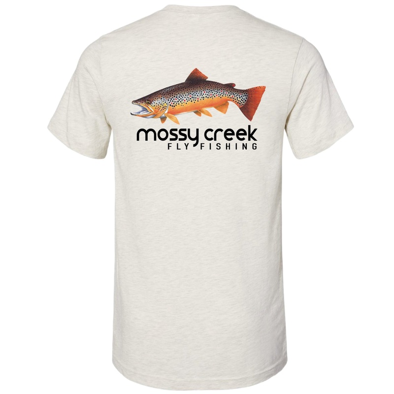 Mossy Creek SS Tee Heather Prism Natural Small