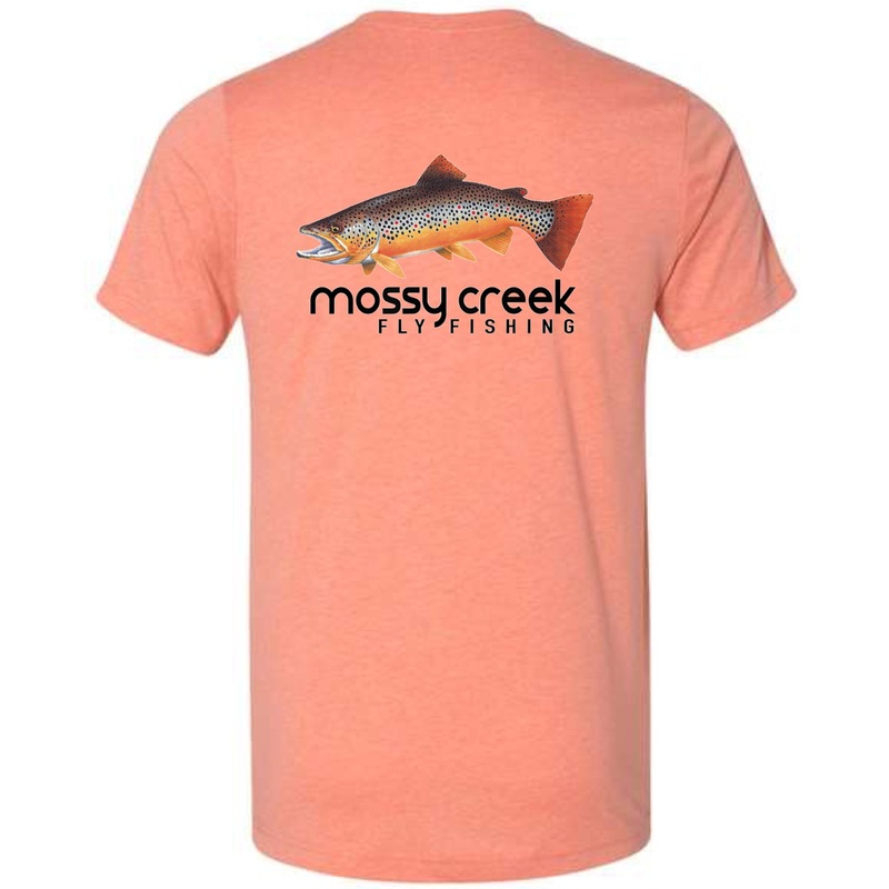 Mossy Creek SS Tee Heather Sunset Small