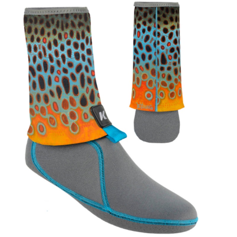 Korkers I-Drain Guard Sock Deyoung Brown Medium