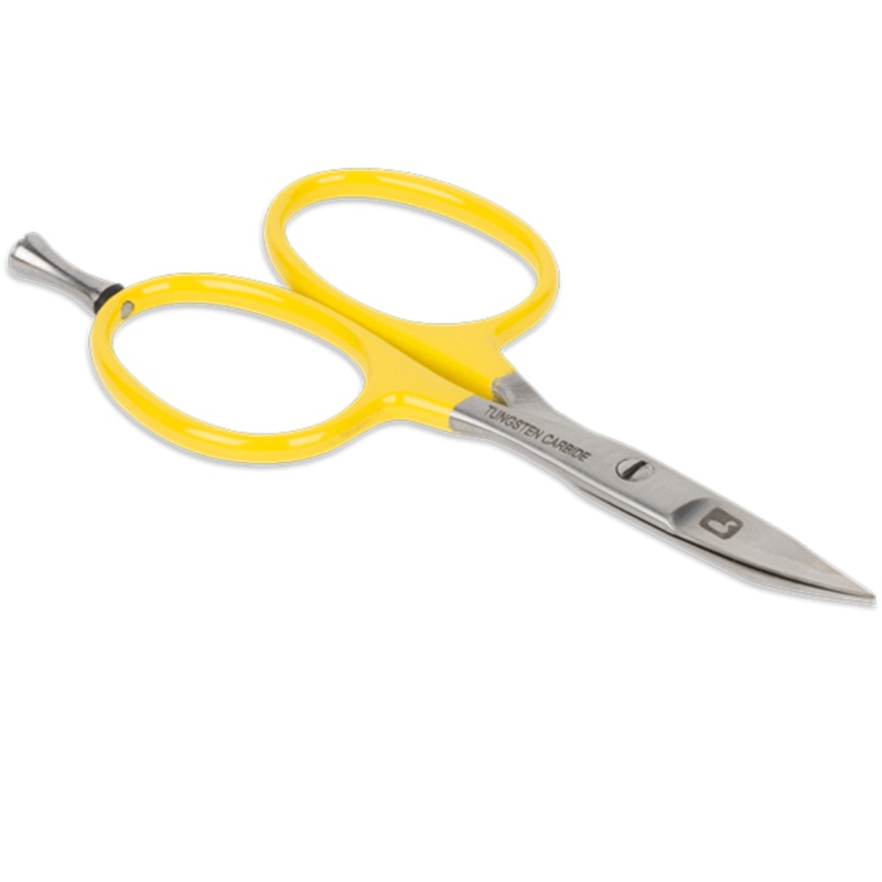 Loon Tungsten Carbide Curved All Purpose Scissors W/ Precision Peg