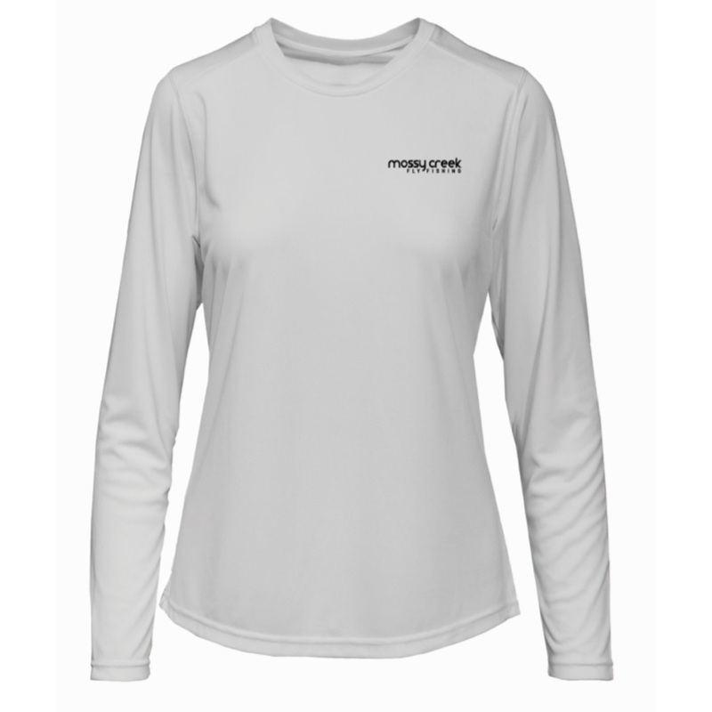 Women's Mossy Creek Solar Crew Pearl Grey Small