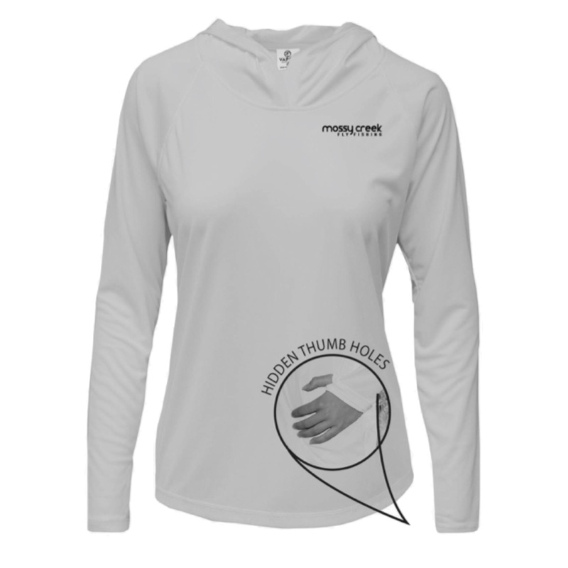 Women's Mossy Creek Solar Hoody Pearl Grey Small