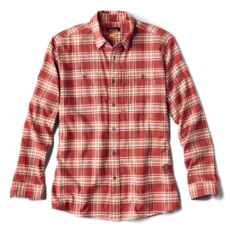 Orvis Flat Creek Tech Flannel Russett Medium