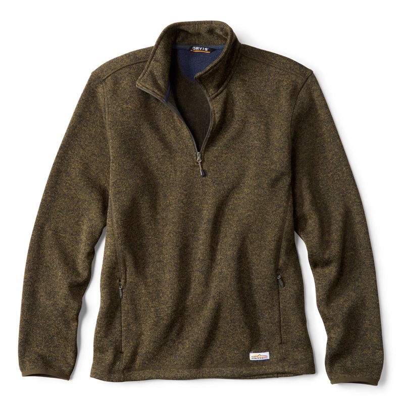 Orvis R65 Sweater Fleece Quarter-Zip Tarragon XXL 2XL
