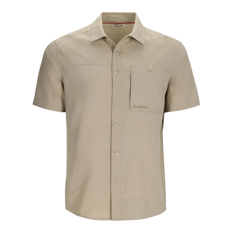 Simms Challenger SS Shirt Stone Medium