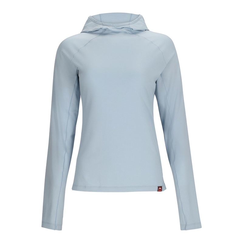 Simms Women's Glades Hoody Steel Blue Heather Small