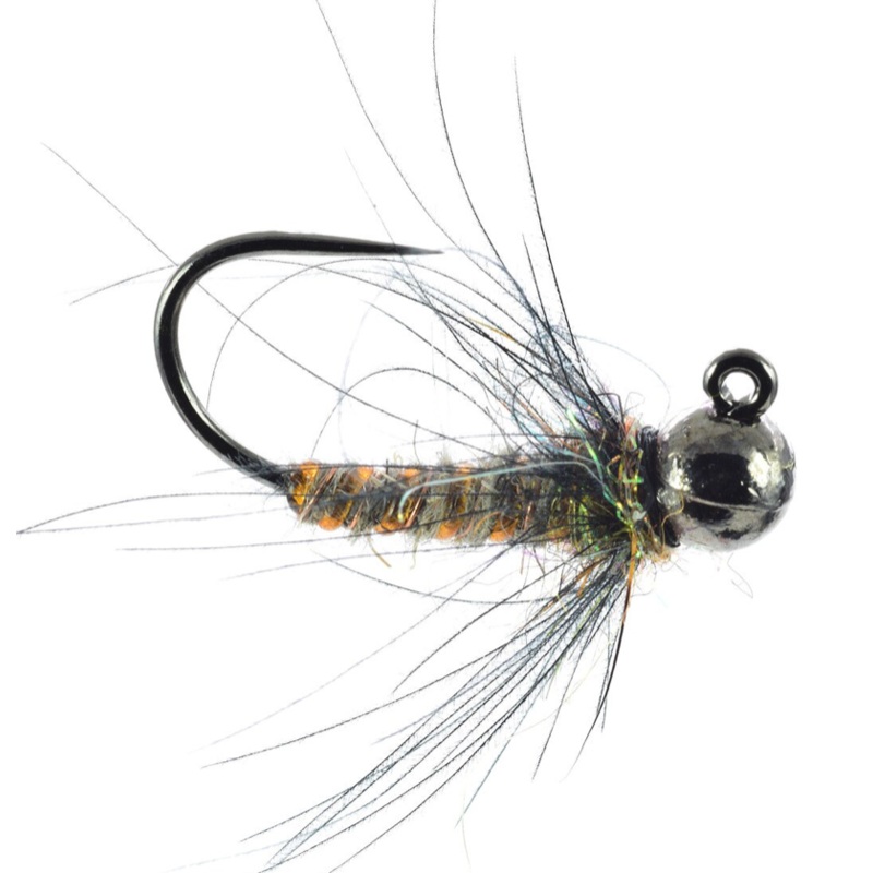 Jigged Caddis Pupa Tan 12