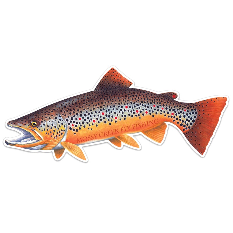 Mossy Creek Brown Sticker 9"