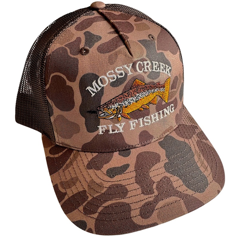 Mossy Creek Vintage Logo Trucker Bark Duck Camo