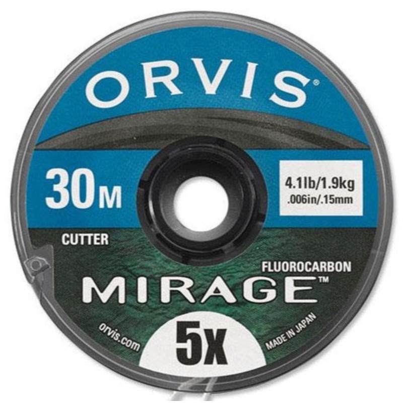 Orvis Mirage Fluorocarbon Tippet 30m Spool 0X