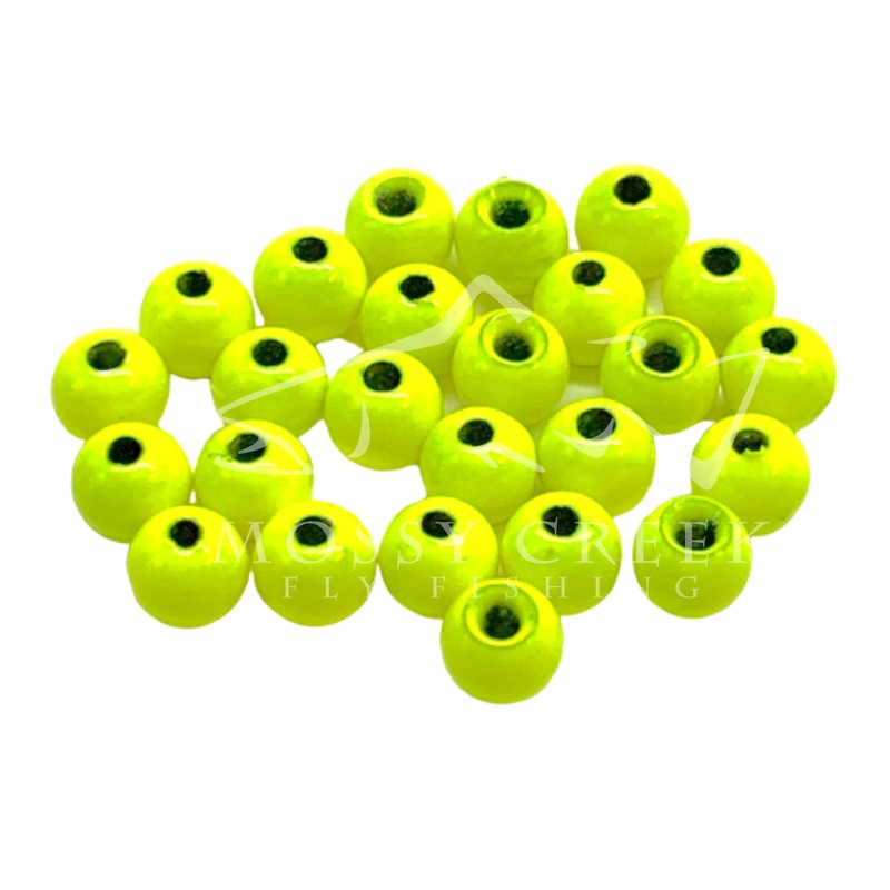 Tungsten Bead Fluorescent Chartreuse 2mm